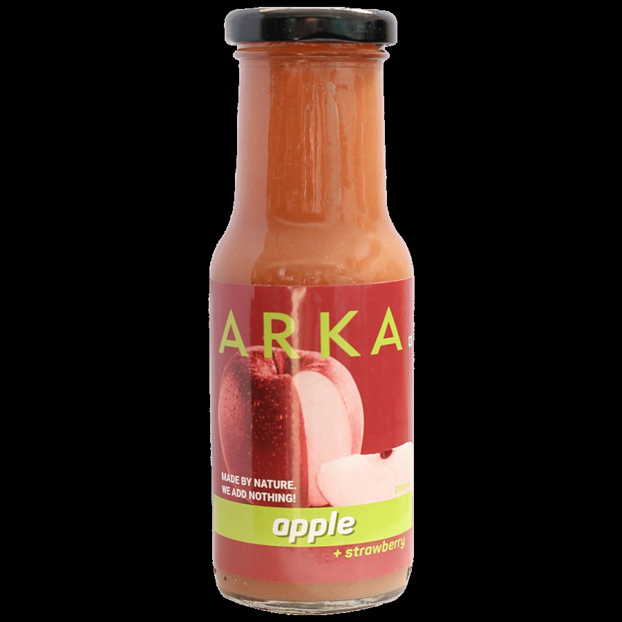 Arka Apple Strawberry Juice - Rich In Calcium & Vitamins