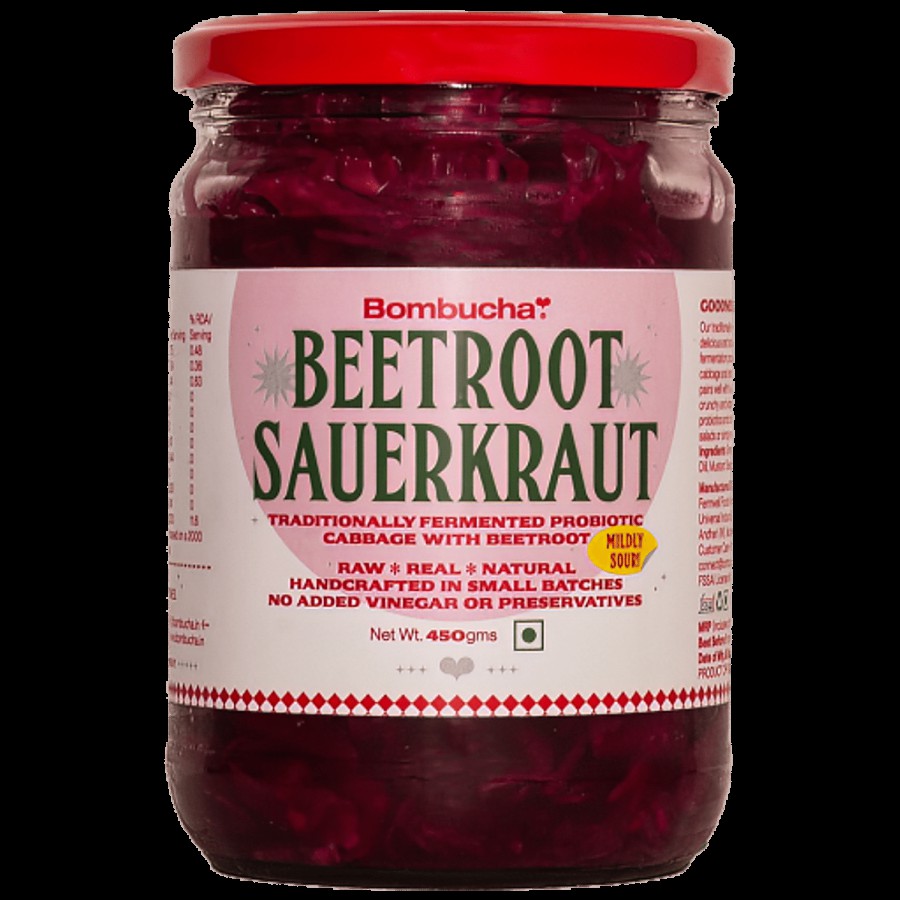 Bombucha Beet Sauerkraut