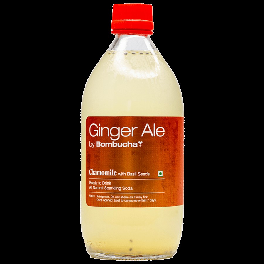 Bombucha Gingerale - Chamomile With Basil Seeds