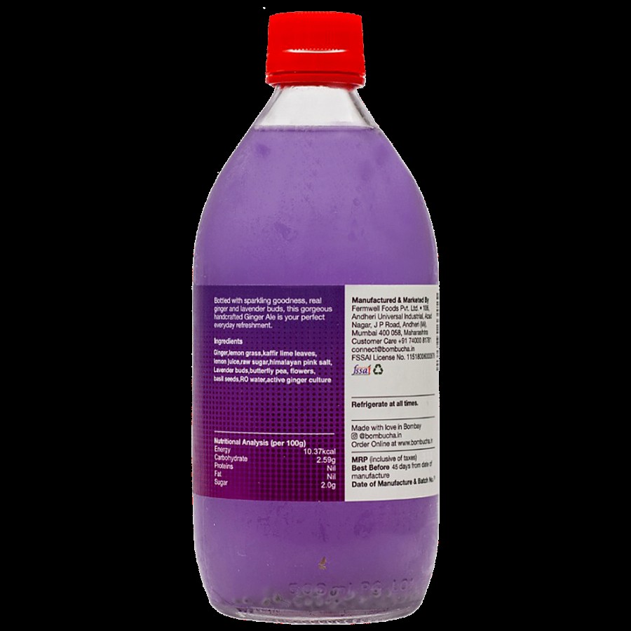 Bombucha Lavender Gingerale