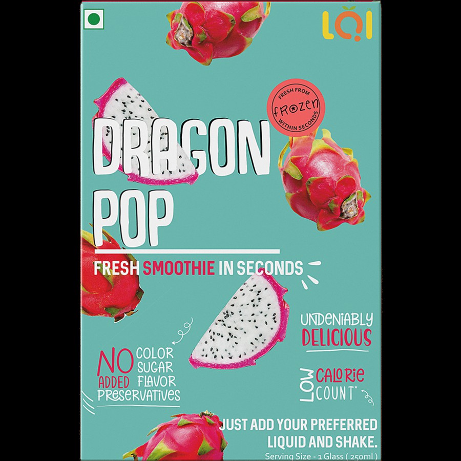 LQI Dragon Pop Smoothie Pack - Fresh Fruits