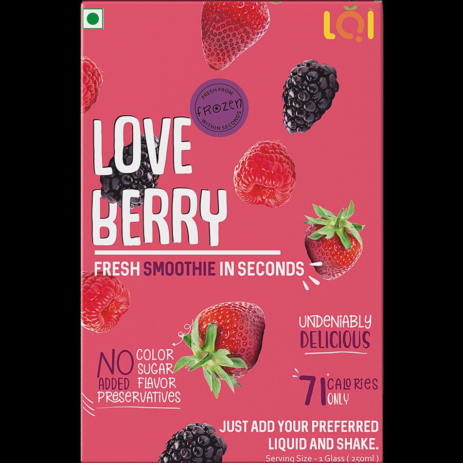 LQI Loveberry Smoothie Pack - Fresh Fruits