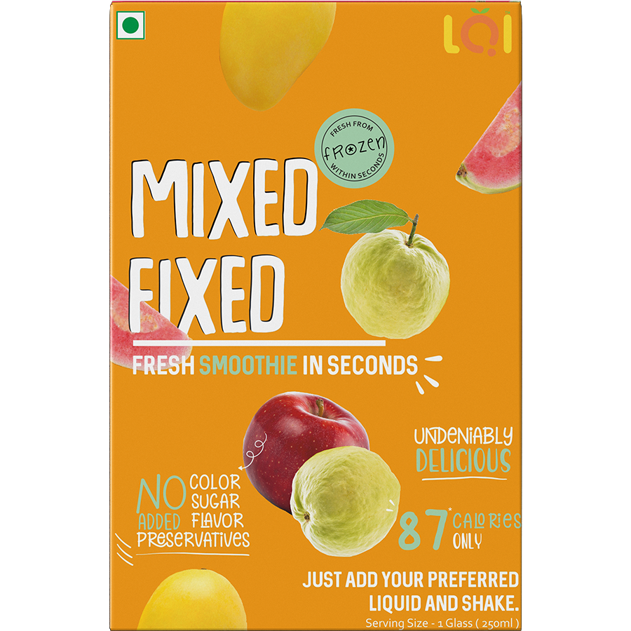 LQI Mixed Fixed Smoothie Pack - Fresh Fruits