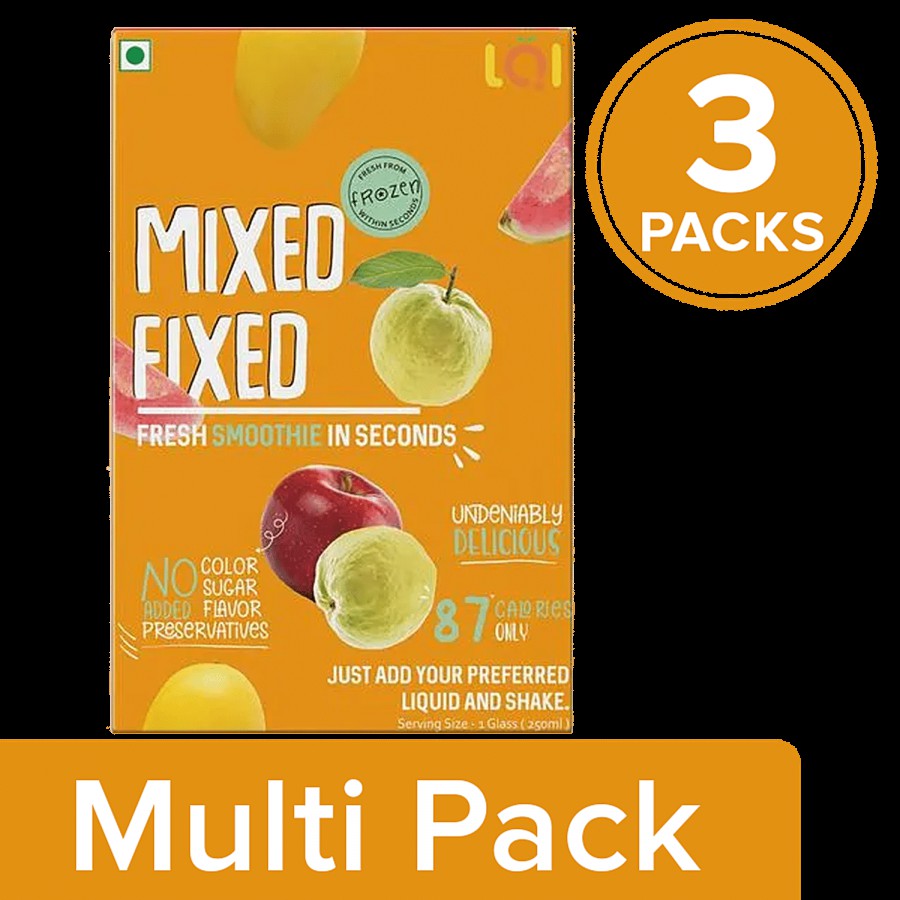 LQI Mixed Fixed Smoothie Pack - Fresh Fruits