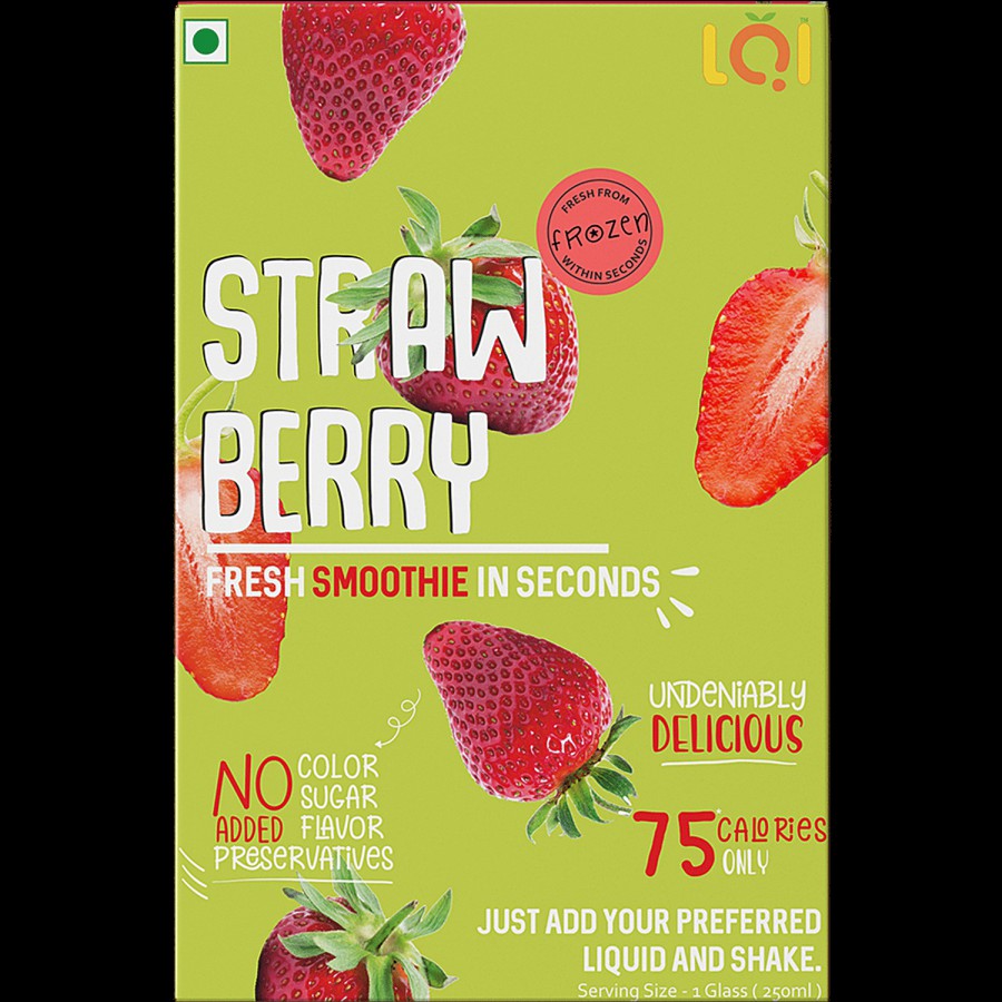 LQI Strawberry Smoothie Pack - Fresh Fruits