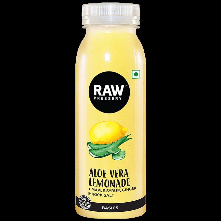 Raw Pressery 100% Natural Cold Pressed Juice -  Aloe Vera Lemonade