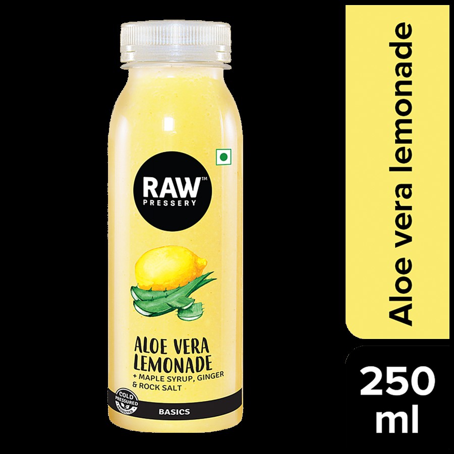 Raw Pressery 100% Natural Cold Pressed Juice -  Aloe Vera Lemonade