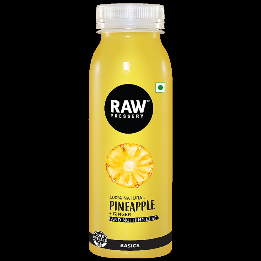 Raw Pressery 100% Natural Cold Pressed Juice - Pineapple + Ginger