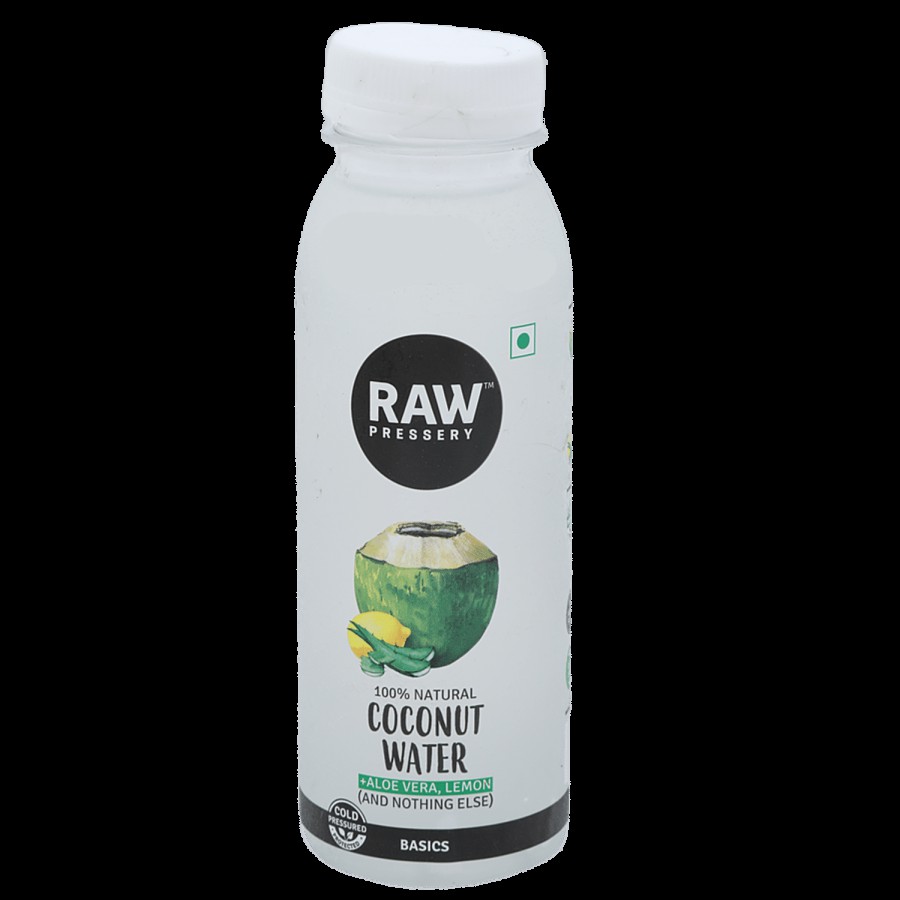 Raw Pressery Coconut Water + Aloe Lemon - 100% Natural