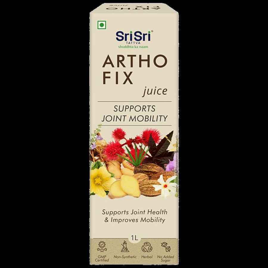 Sri Sri Tattva Artho Fix Juice - Supports Joint Mobility