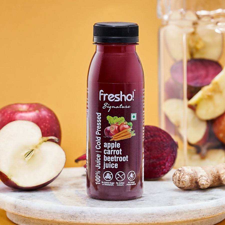 fresho! Signature Apple Carrot Beetroot Juice - 100% Cold Pressed