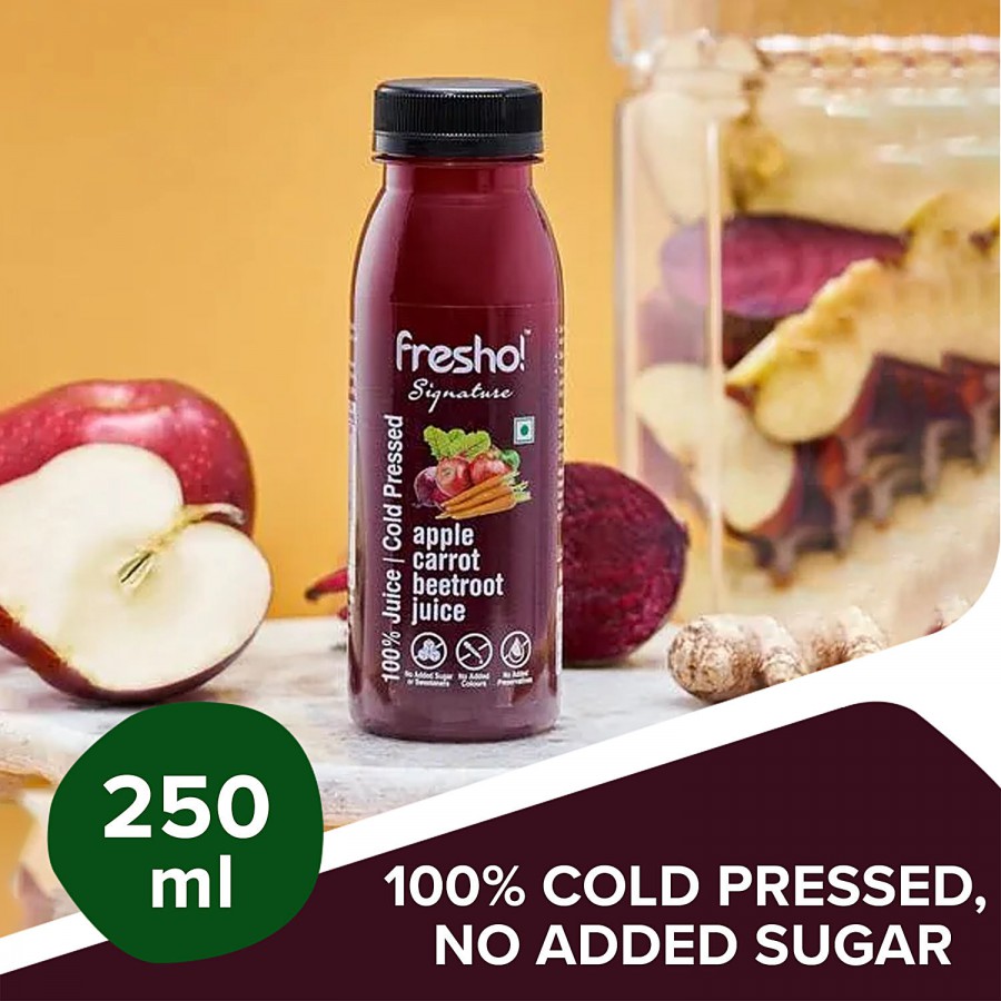 fresho! Signature Apple Carrot Beetroot Juice - 100% Cold Pressed