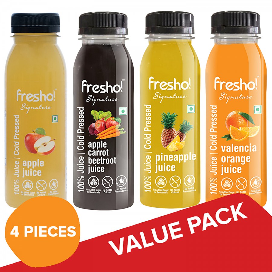 fresho! Signature Multi-vitamin Juice Combo - No Added Sugar