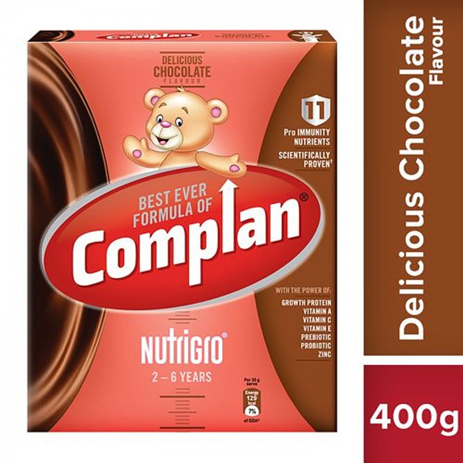 Complan Nutrigro Growth Drink For Toddlers - Delicious Chocolate Flavour