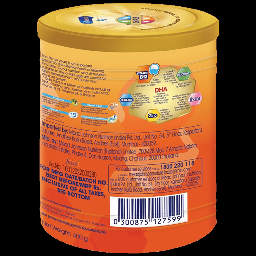 Enfagrow Enfagrow A+ Nutritional Milk Powder Nutrition Drink For Children (3-6 Years)