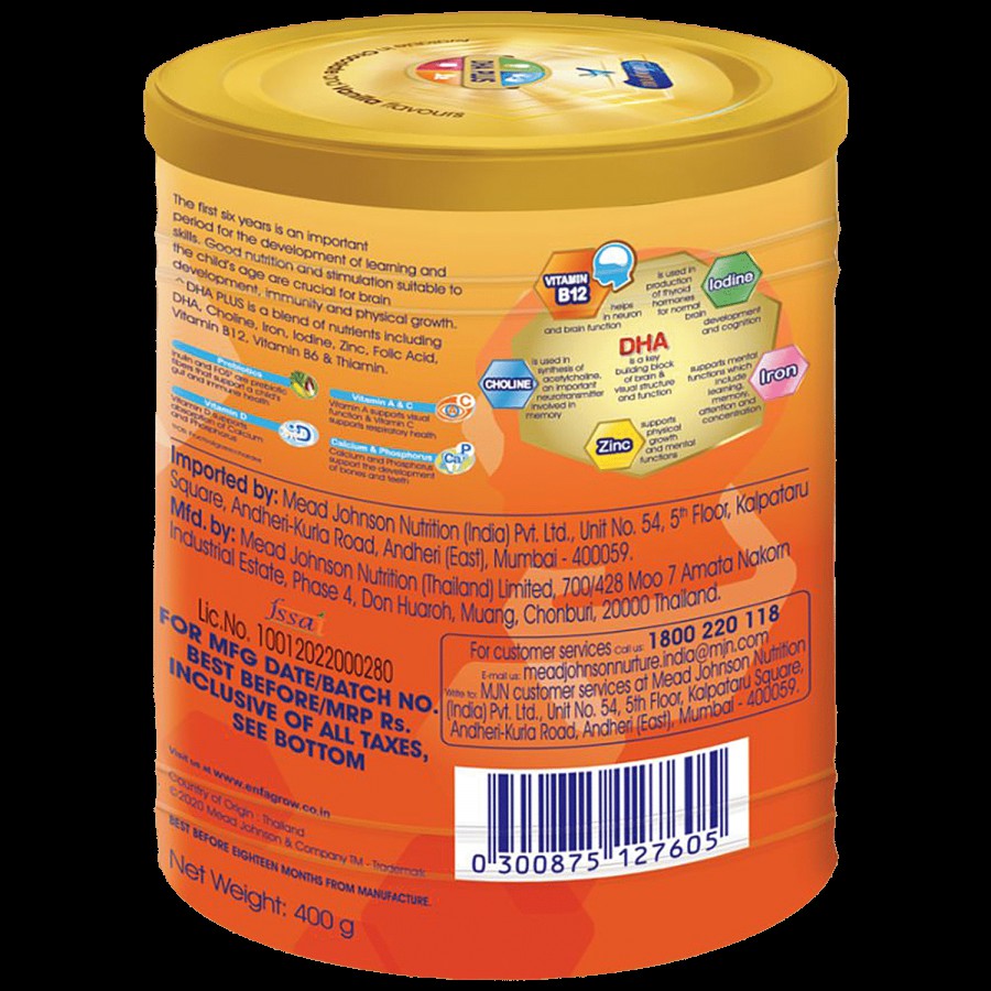 Enfagrow Enfagrow A+ Nutritional Milk Powder Nutrition Drink For Children (3-6 Years)