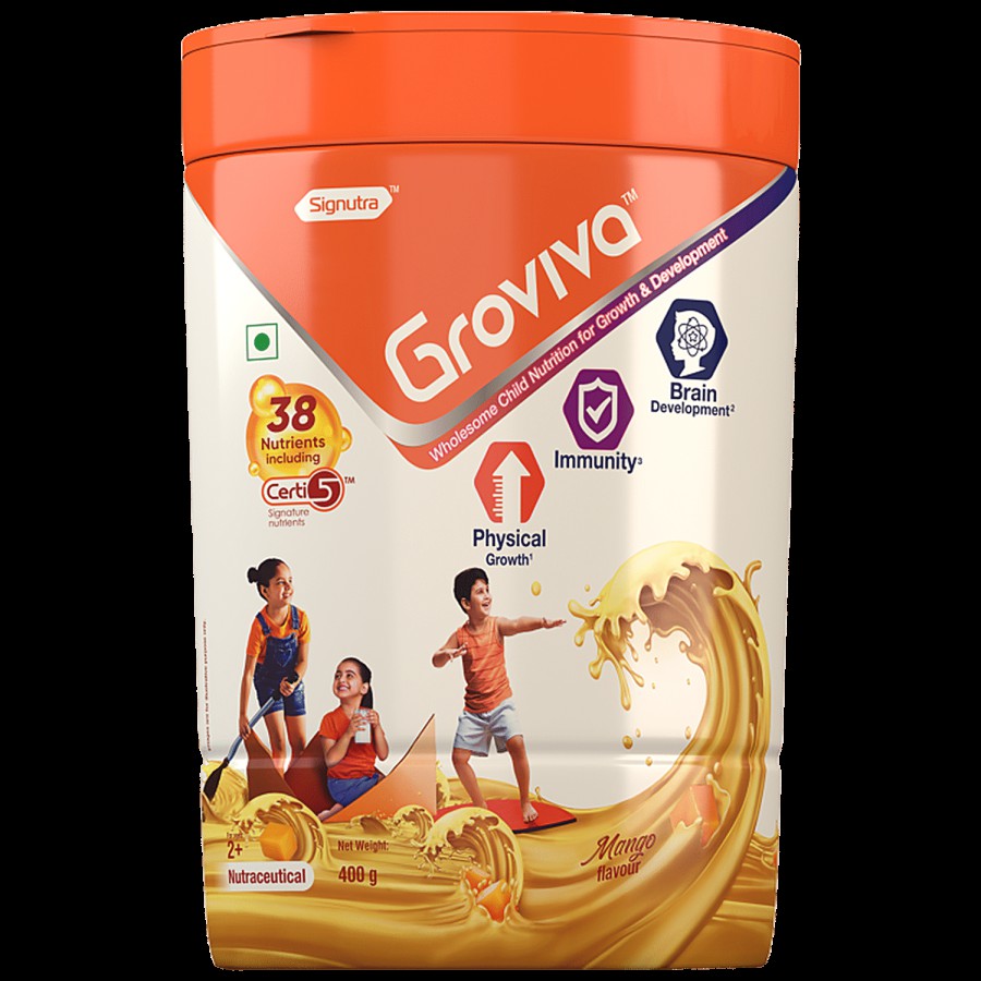 Groviva Wholesome Child Nutrition For Growth & Development - Mango