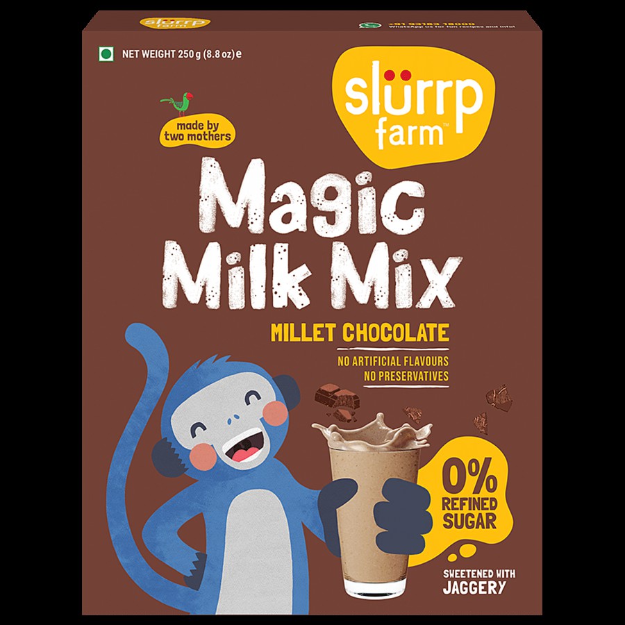 Slurrp Farm Chocolate Milk Mix - No Refined Sugar