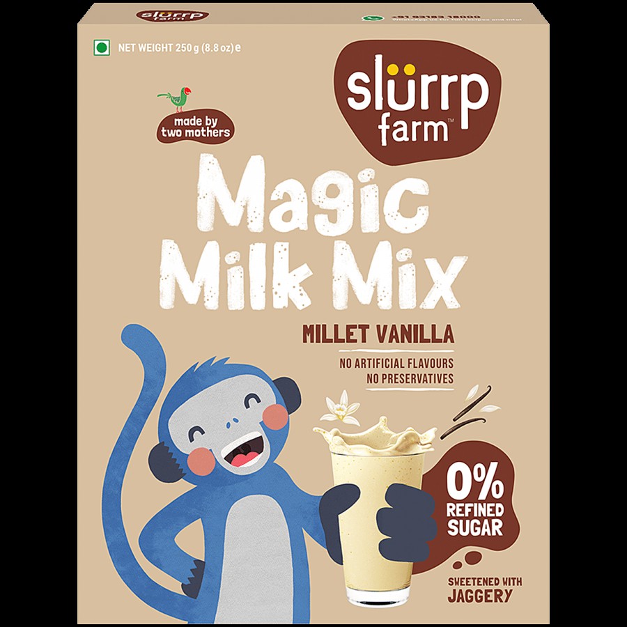 Slurrp Farm Magic Milk Mix - Millet Vanilla