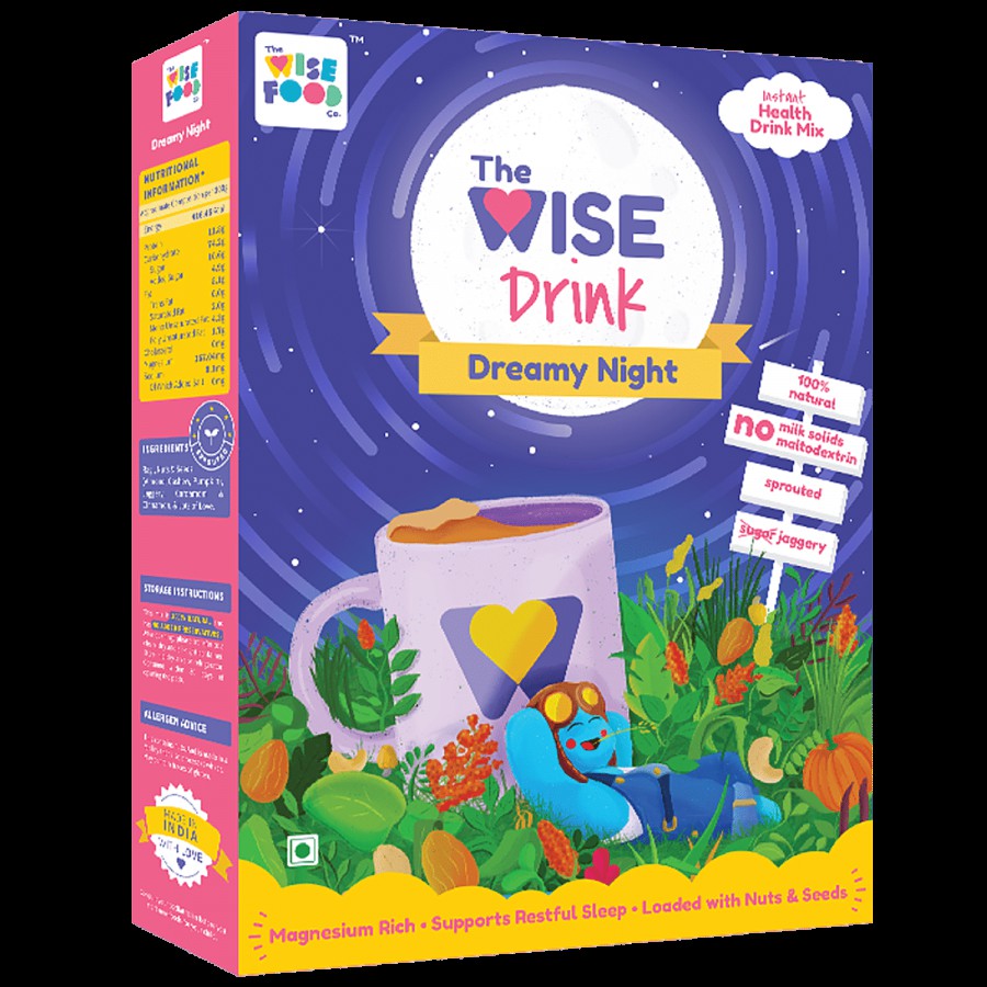 The Wise Food Co Dreamy Night Nutrition Drink Mix