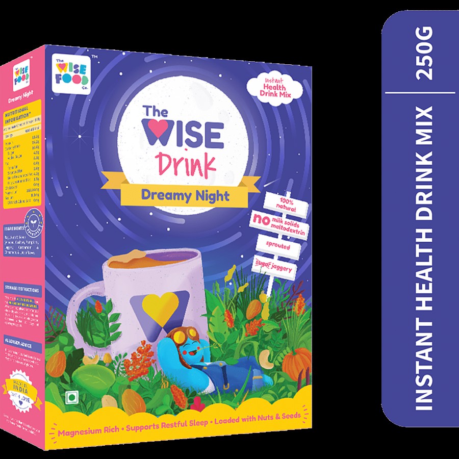 The Wise Food Co Dreamy Night Nutrition Drink Mix