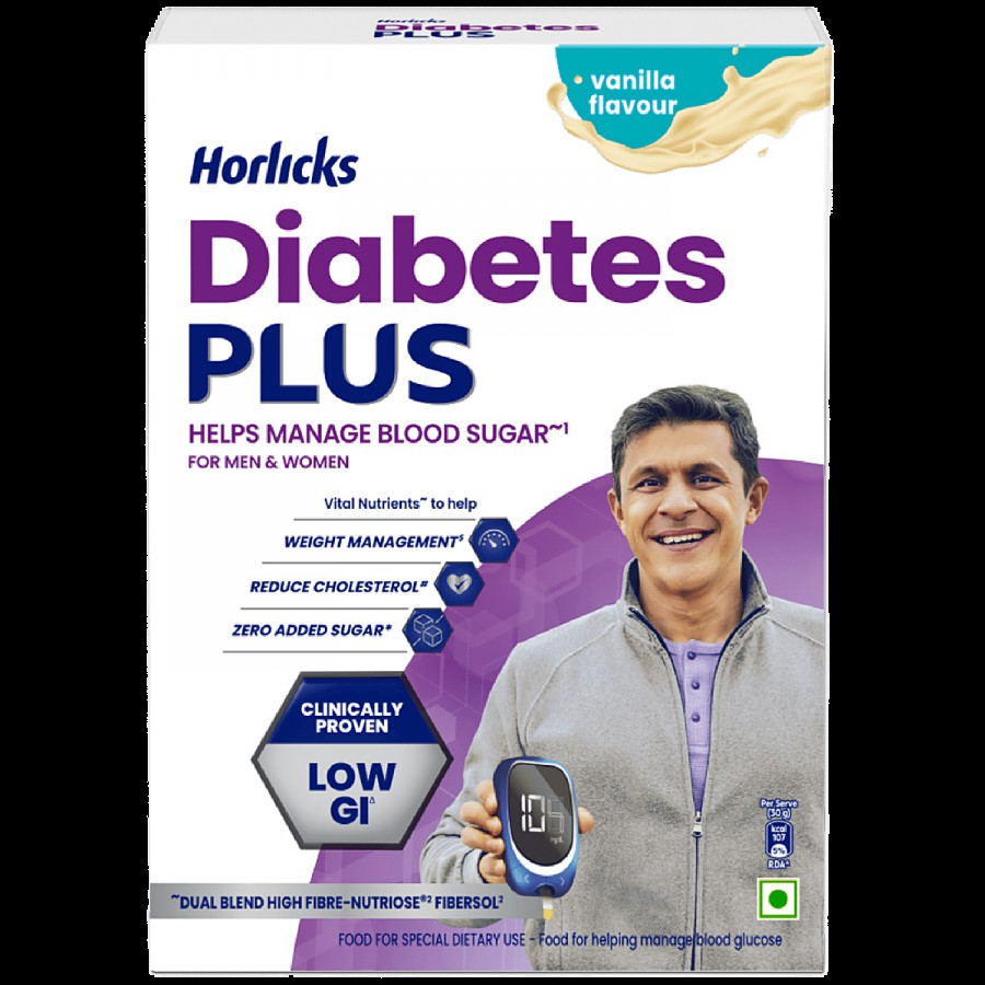 Horlicks Diabetes Plus - Vanilla Flavour