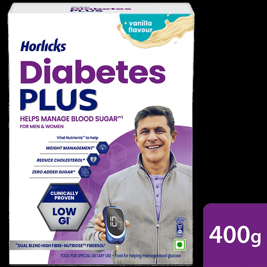 Horlicks Diabetes Plus - Vanilla Flavour