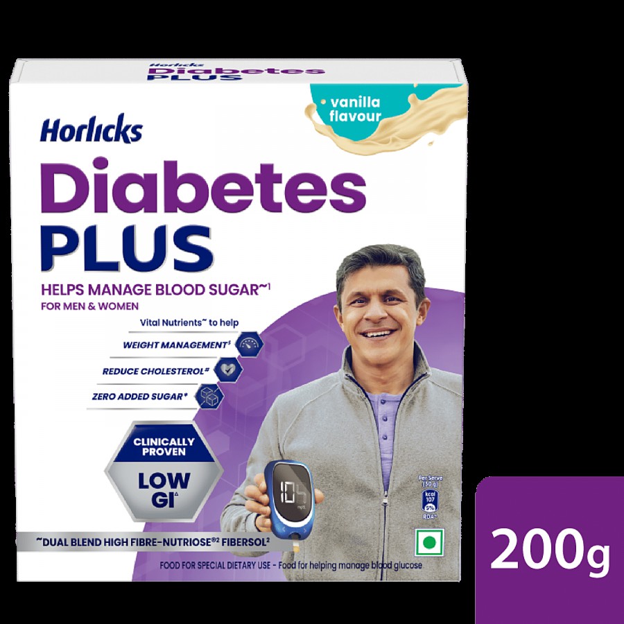 Horlicks Diabetes Plus - Vanilla Flavour