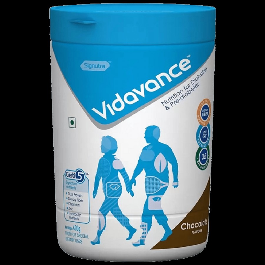 Vidavance Advanced Nutrition For Diabetes & Pre-Diabetes - Chocolate