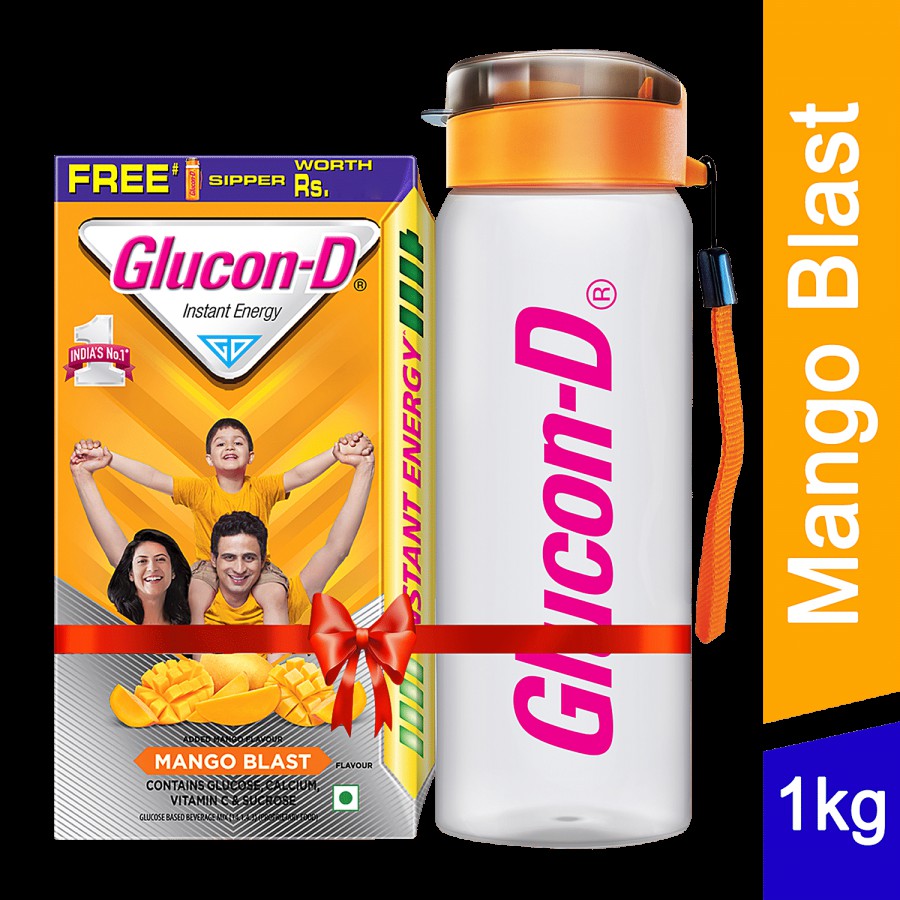 Glucon-D Instant Energy Nutrition Drink - Mango Blast