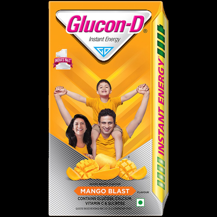 Glucon-D Instant Energy Nutrition Drink - Mango Blast