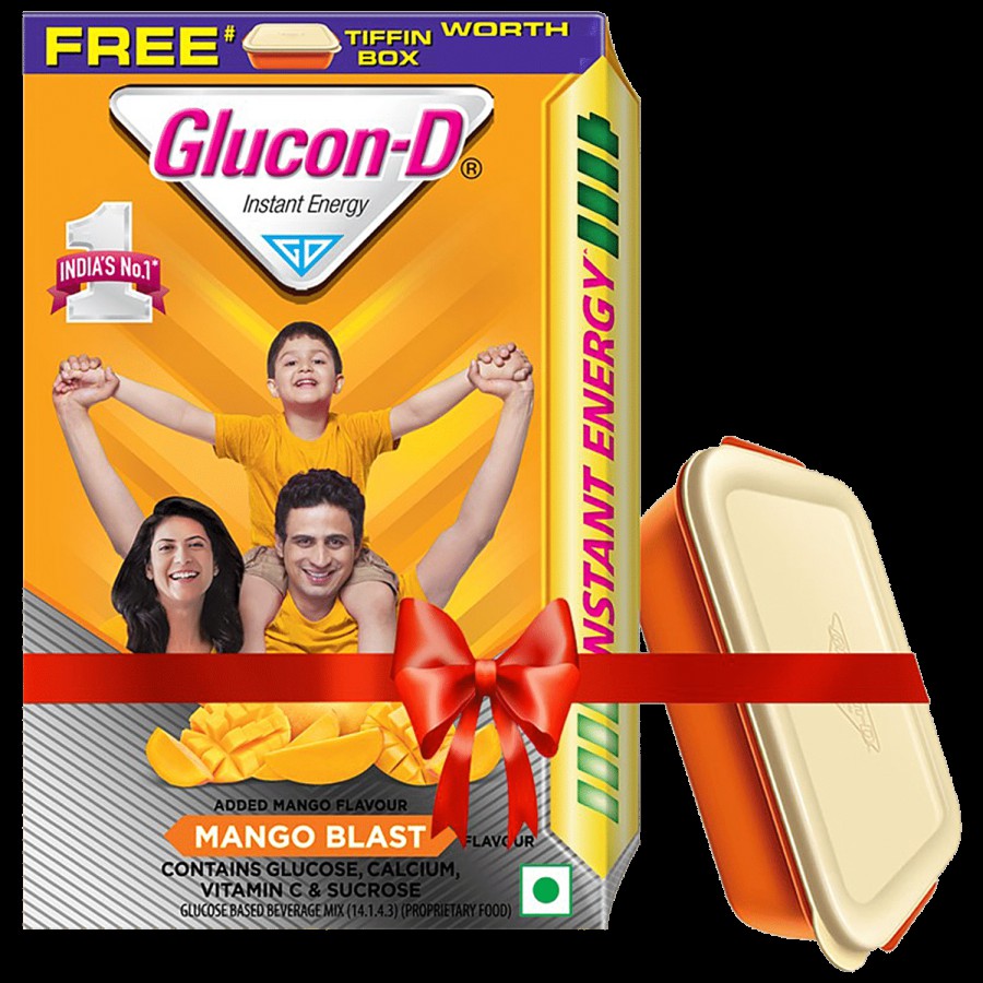 Glucon-D Instant Energy Nutrition Drink Mango Blast Refill