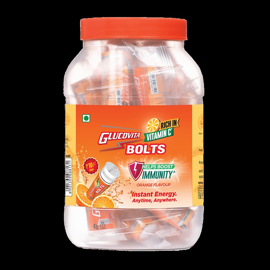 Glucovita Bolts Energy Tablets - Orange