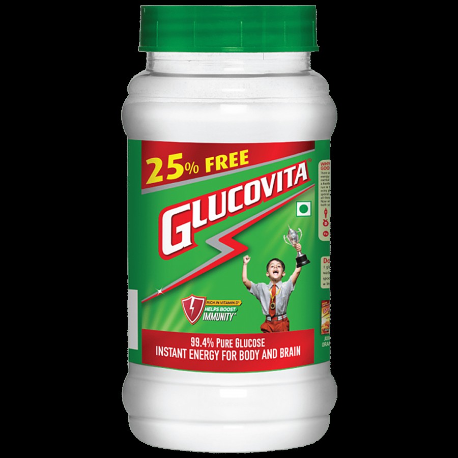 Glucovita Instant Energy Powder - Nutrition Drink With 99. 4% Pure Glucose