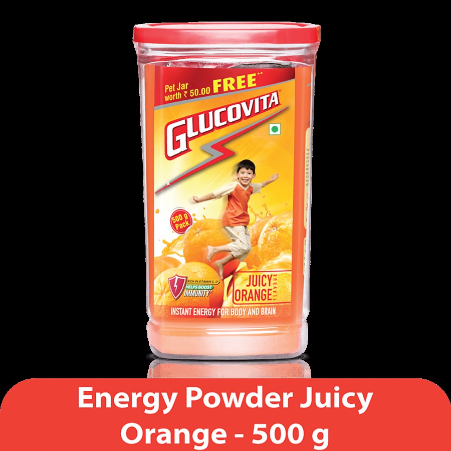 Glucovita Instant Energy Powder - Nutrition Drink With 99. 4% Pure Glucose