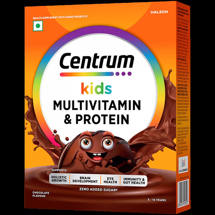 Centrum Kids Multivitamin & Protein Nutrition Drink Powder - Chocolate