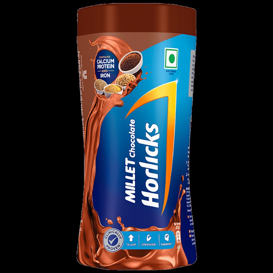 Horlicks Millet Chocolate - Rich In Calcium