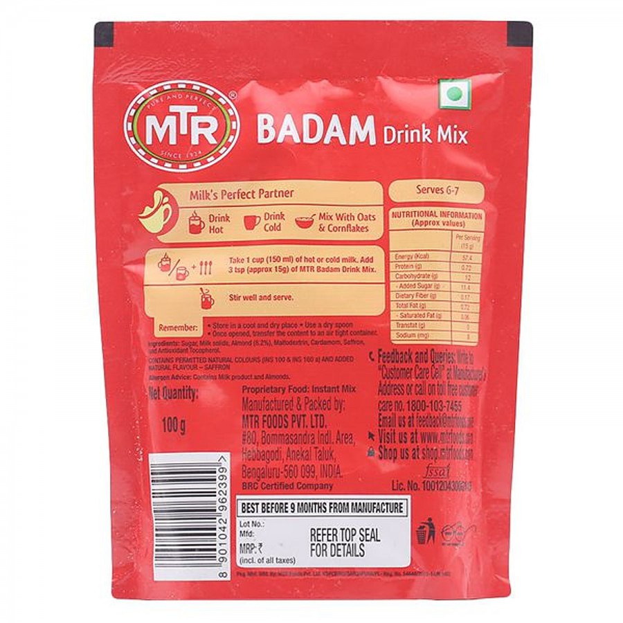 MTR Drink Mix - Badam