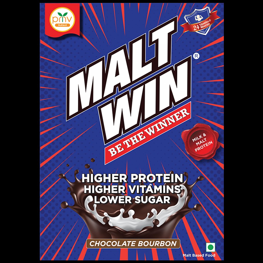 Maltwin Chocolate Drink - 100% Barley Malt + Milk - Growth & Immunity