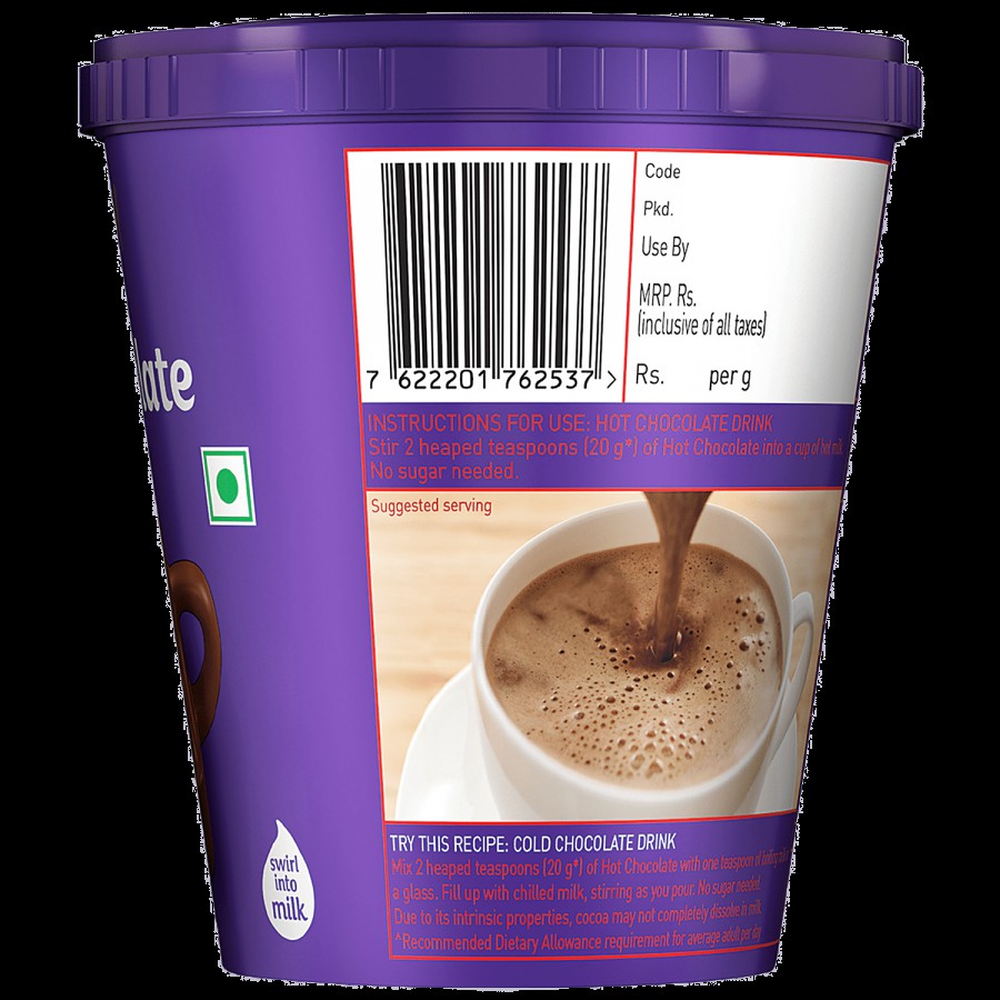 Cadbury Hot Chocolate Drink Powder Mix