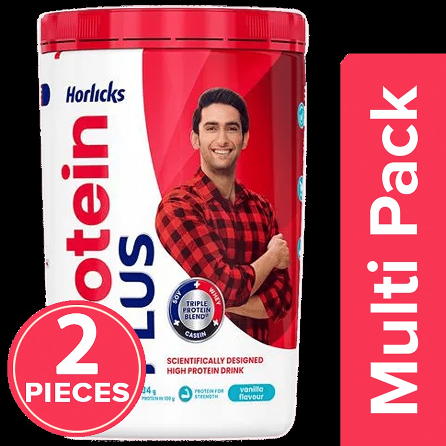 Horlicks High Protein Drink - Vanilla