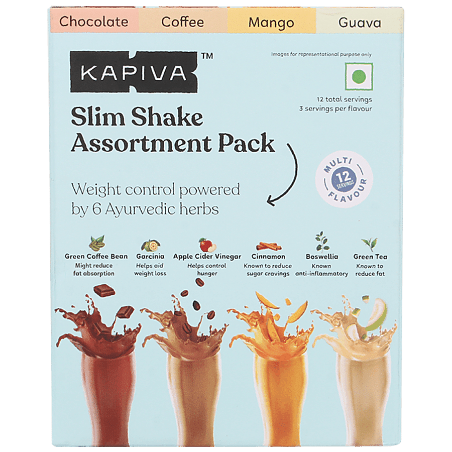 Kapiva Slim Shake Assortment Pack - Chocolate