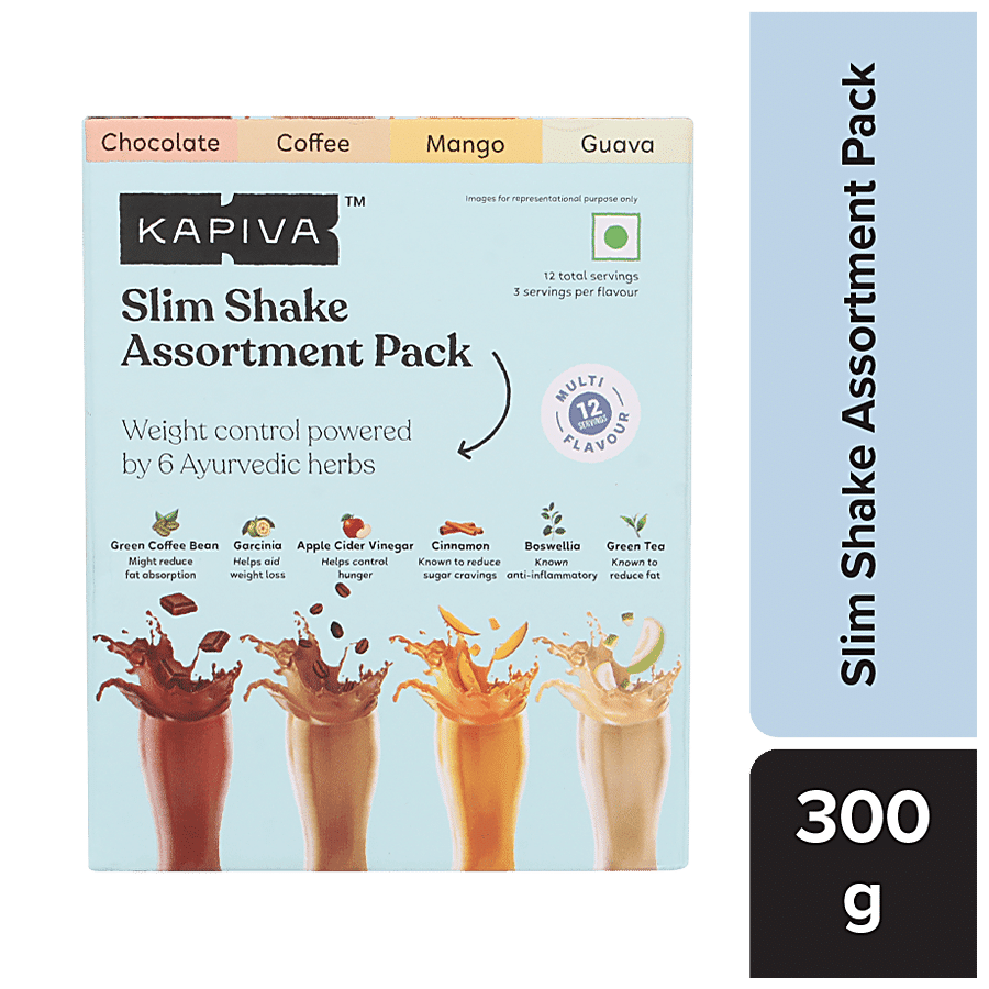 Kapiva Slim Shake Assortment Pack - Chocolate