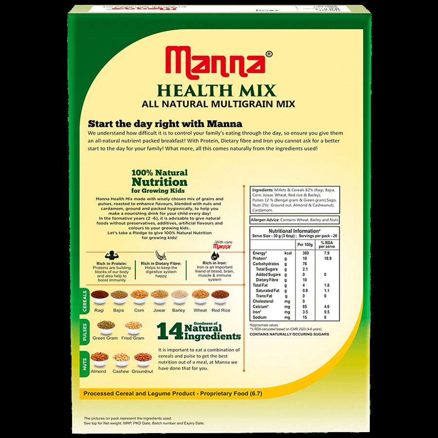 Manna Nutrition Mix/Sathu Maavu - 100% Natural Nutrition