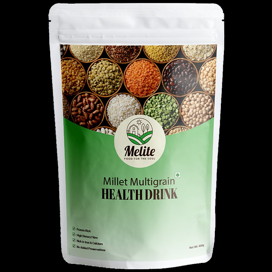 Melite Millet Multigrain Nutrition Drink - Mix Of Nuts & Cardamom