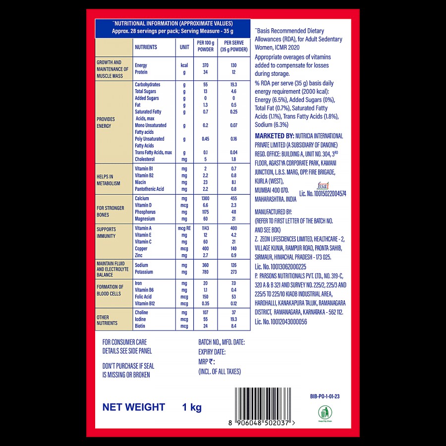 Protinex  Nutritional Beverage Mix - Creamy Vanilla Flavour