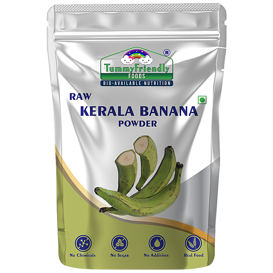 Tummy Friendly Foods Natural Raw Kerala Banana Powder