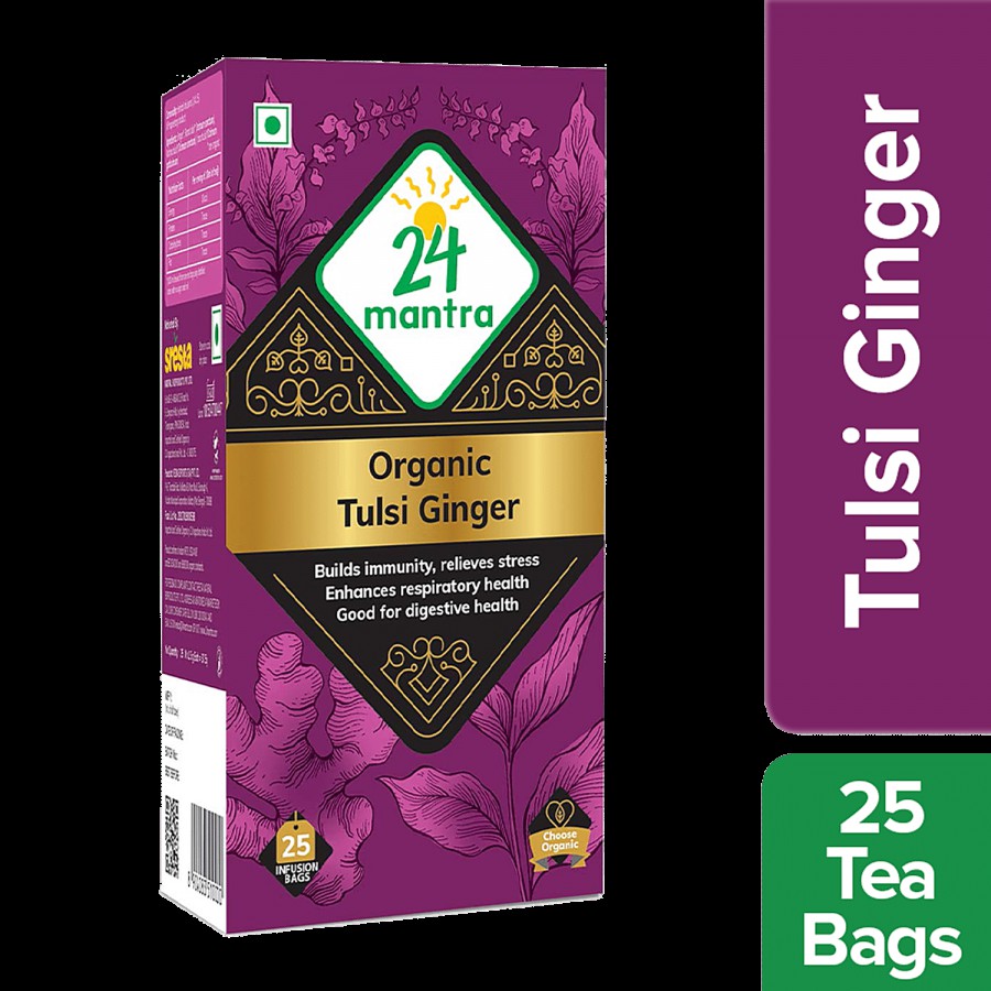 24 Mantra Organic -tulsi-ginger-herbal-infusion-tea-bag