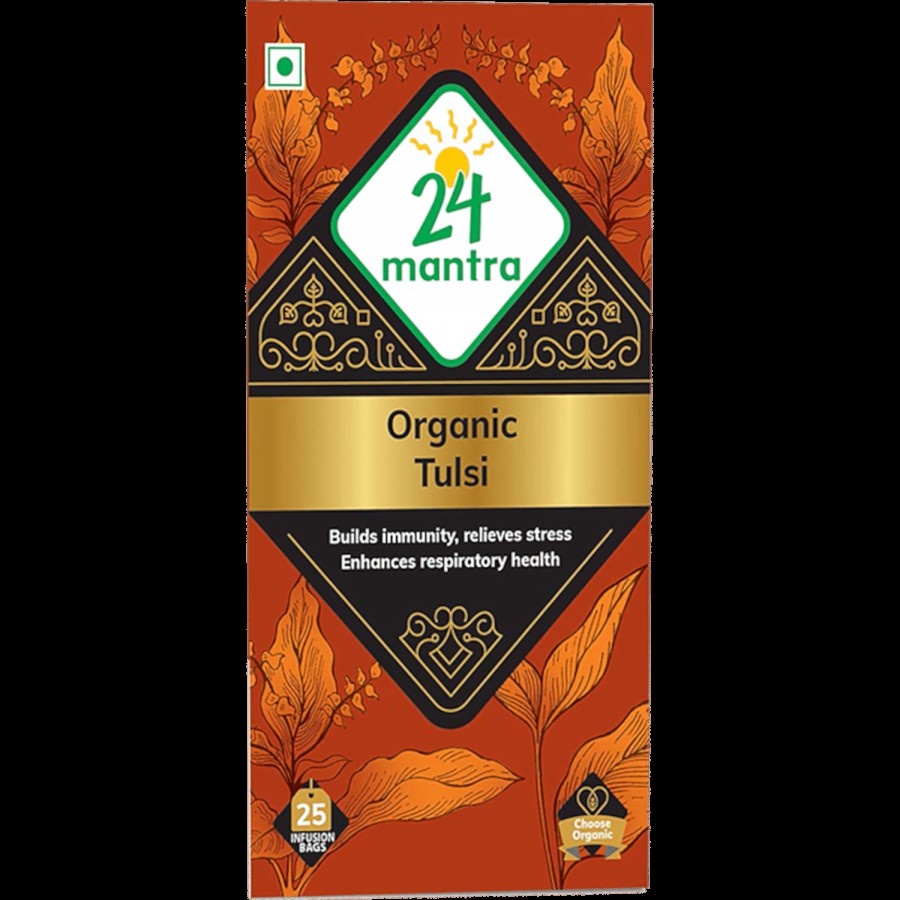 24 Mantra Organic Tulsi Tea