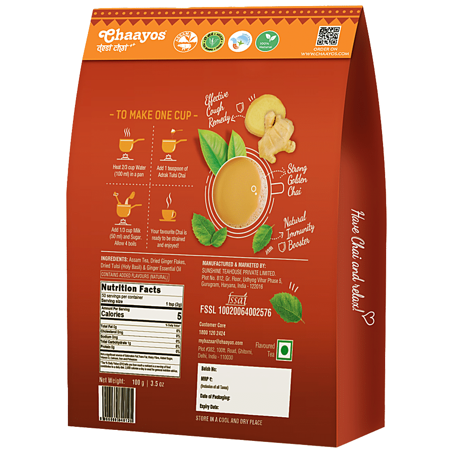 Chaayos Tea Blend/Chai - Adrak Tulsi